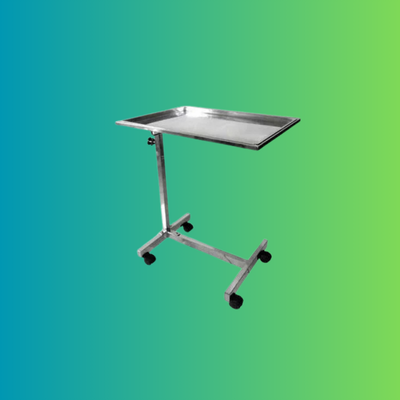 MAYO'S INSTRUMENT TROLLEY WITH S.S. TRAY