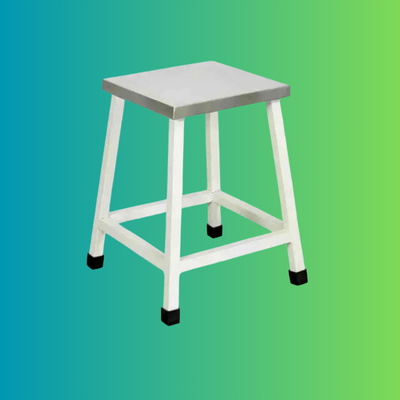 PATIENT'S / VISITOR STOOL PC WITH SS TOP