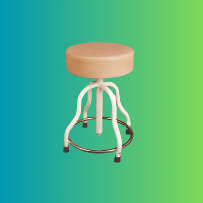 REVOLVING STOOL (CUSHIONED TOP)
