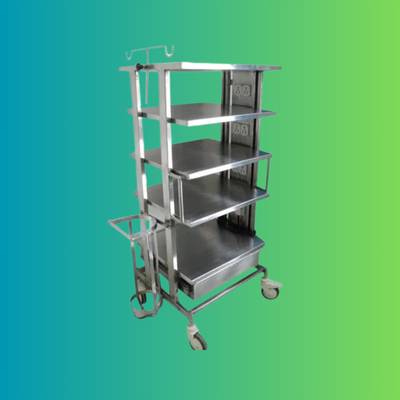 MONITOR TROLLEY SS