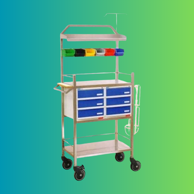 CRASH CART TROLLEY