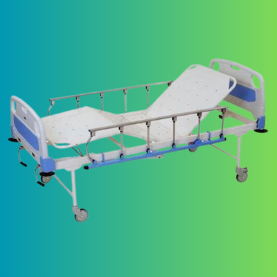ICU BED MECHANICAL FIXED HEIGHT 3 KEY (ABS PANELS)