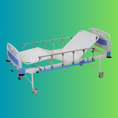 ICU BED MECHANICAL FIXED HEIGHT 3 KEY (ABS PANELS)