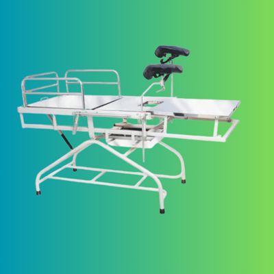 OBSTETRIC LABOUR TABLE TELESCOPIC (FIXED HEIGHT)