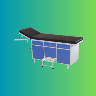 EXMINATION TABLE WITH CABINET AND DRAWER