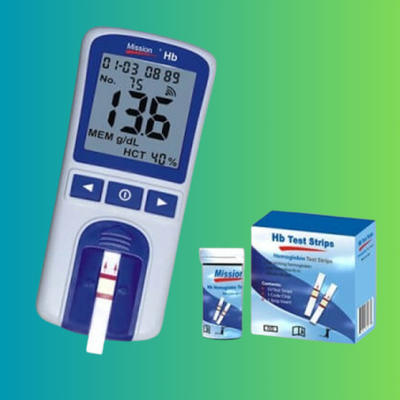 HEMOGLOBIN TEST KIT WITH STRIPS